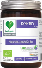 Zinkextrakt BIO 60 Tabletten (75 mg) - BE ORGANIC